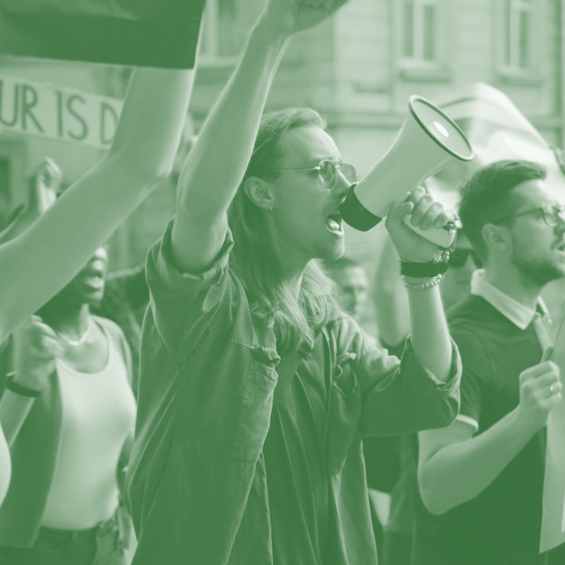 Manifestación en contra del maltrato animal